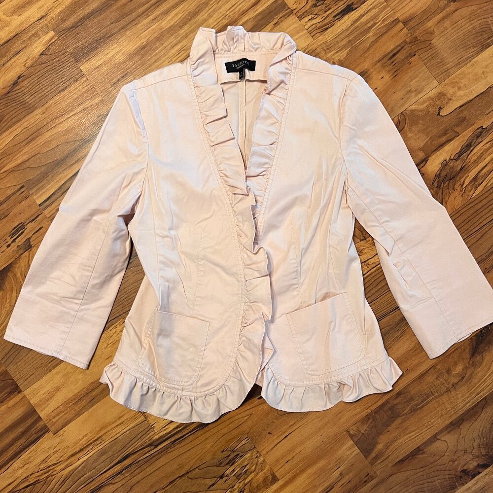 Womens Talbots Pink Dress Jacket Blazer Size 8